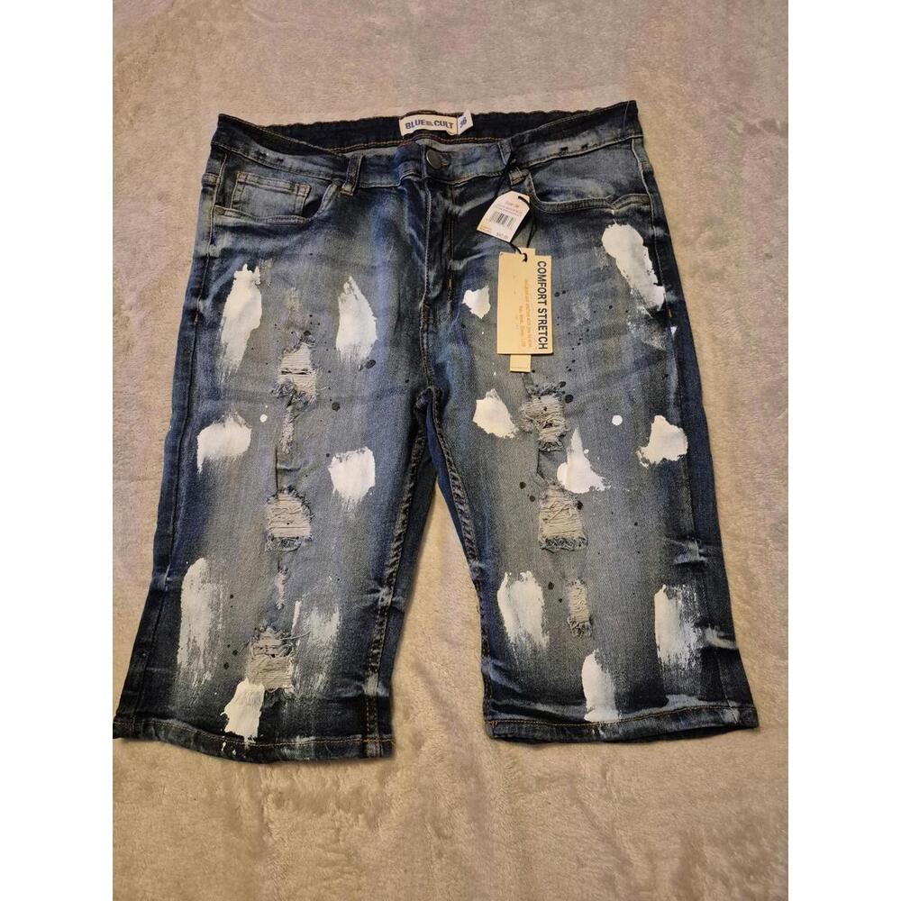 Blue cult size 36 jeans shorts new